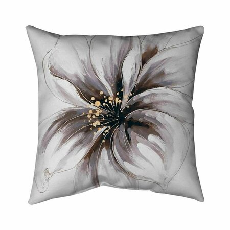 BEGIN HOME DECOR 20 x 20 in. Purple Orchid-Double Sided Print Indoor Pillow 5541-2020-FL78